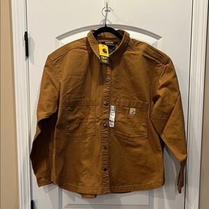 Carhartt Rugged Flex Loose Fit Heavyweight Duck Overshirt  Size 2X NEW Unisex